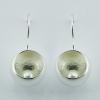 Polished Sterling Silver Imitation Pearl Drop Earrings wholesale