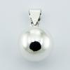 Small Hallmarked Sterling Silver Chiming Sphere Pendants