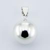 Hallmarked Sterling Silver Chiming Sphere Pendants