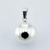 Plain Sterling Silver Chiming Sphere Pendants