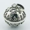 Sterling Silver Handmade Flower Chiming Sphere Pendants