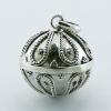 Chiming Sphere Sterling Silver Beaded Ornaments Pendants