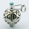 Lampion Shaped Silver Chiming Sphere Handmade Replica