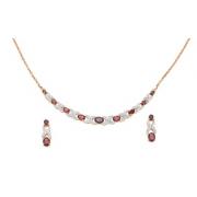 Wholesale Diamond Necklace And Earring Set