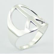Wholesale Stamped Sterling Silver Peace Sign Rings