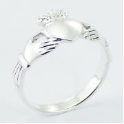 Wholesale Casted Polished Sterling Silver Claddagh Rings