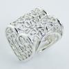 Polished Sterling Silver Heart Openwork Rings