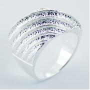 Wholesale Highly Elegant Cast Sterling Silver Concave Arcs Rings
