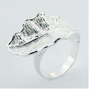 Wholesale Sterling Silver Sublime Silver Plated Leaf Designer Rings