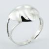 Sterling Silver Designer Convexed Heart Rings