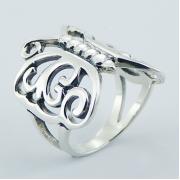 Wholesale Sterling Silver Designer Rings Airy Ajoure Silver Butterfly