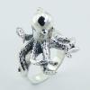Funky Octopus Gorgeous Detailing 925 Sterling Silver Rings