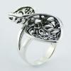Silver Designer Jewellery High Class Floral Ajoure Silver Rings