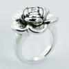 Electroform Hallmarked Sterling Silver Rose Rings