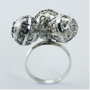 Wholesale Handmade Silver Chiming Sphere Rings Antique Jewelry