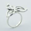 Floral Sterling Silver Jewelry Open Gorgeous Flower Rings