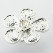 Wholesale Extravagant Flower Twirl And  Hammered Effect Designer Rings