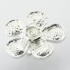 Extravagant Flower Twirl And  Hammered Effect Designer Rings