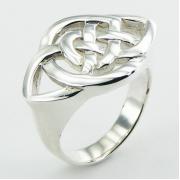 Wholesale Sterling Silver Openwork Horizontally Aligned Celtic Knotwork Rings