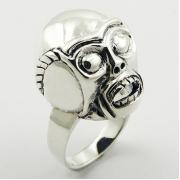 Wholesale Sterling Silver Ethnic Tribe Monkey Mask Design Rings