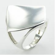 Wholesale Sterling Silver Concaved Diamond Shaped Designer Rings