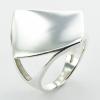Sterling Silver Concaved Diamond Shaped Designer Rings