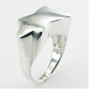 Wholesale Silver Solid Floating Star Rings Unique Design