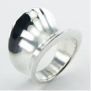 Wholesale High End Fashion Jewelry Design Concaved Arc Tapering Rings
