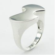 Wholesale Bold Sterling Silver Free Shape Curvy Designer Rings