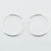 Sterling Silver Ear Stud Earrings Squared Tube