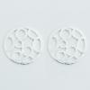 Polished 925 Sterling Silver Stud Earrings Bubbly Openwork