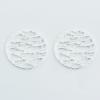 Brushed Casted 925 Silver Stud Earrings Multiple Ridges
