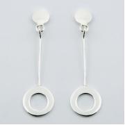 Wholesale Sterling Silver Stud Earrings Donuts On Sticks Disc Post