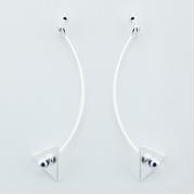 Wholesale Fashionable Silver Jewelry Curved Studs With Triangle