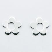 Wholesale Silver Stud Earring Small Cute Girlie Flower Ear Studs