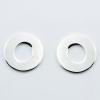 Small Minimalistic Sterling Silver Donuts Stud Earrings