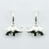 Cute Simplified Form Sterling Silver Elephant Stud Earrings