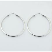 Wholesale Sterling Silver 54mm Endless Wire Hoop Earrings