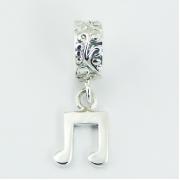 Wholesale Antiqued Ornate Sterling Silver Bead Music Note Charm
