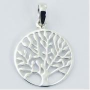 Wholesale Harmonious Sterling Silver Openwork Tree Of Life Pendant
