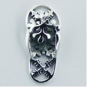 Wholesale Sterling Silver Pendant Sandal Design With Snowflakes
