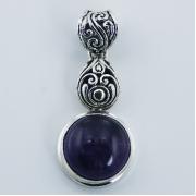 Wholesale Gorgeous Amethyst Ajoure 925 Sterling Silver Hinged Pendant