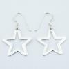 Shiny Star Earrings Dainty Open Stars Dangle Earrings