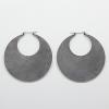 Grand Antiqued Plain Silver Balinese Wirework Hoops