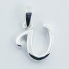 Small 925 Silver Letter U Pendant Unique Planet Silver