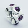 Swarovski Crystal 925 Silver Bead Planet Silver Design