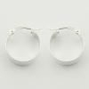 Daily Wear Small Minimalistic Sterling Silver Hoop Earrings