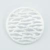 Wholesale Sterling Silver Pendants Slotted White Discs