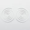 New Interpretation Sterling Silver Spiral Hoop Earrings
