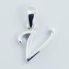 Silver Letter V Pendants Planet Silver Designer Pendants